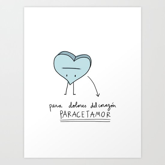 Paracetamor Art Print