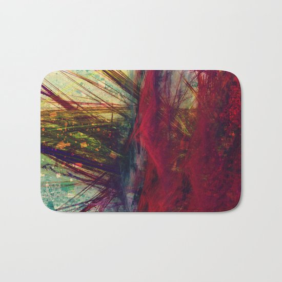 Fractal zen Bath Mat