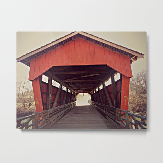 Covered Metal Print