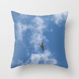 Red Tailed Hawk Throw Pillow