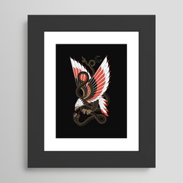 Americana - Eagle & Serpent Framed Art Print