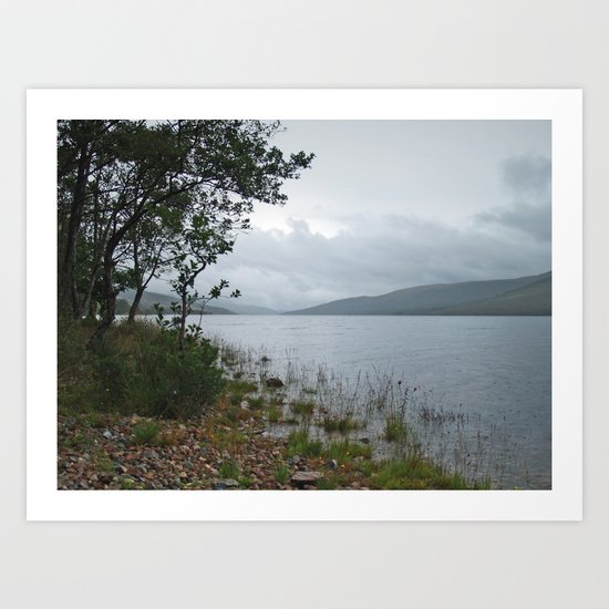A Rainy Day at Loch Arkaig 2 Art Print