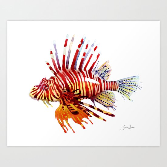 Lionfish Art Print