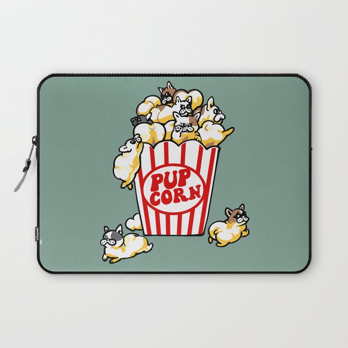 Popcorn Frenchie Laptop Sleeve