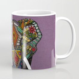 floral elephant violet Mug