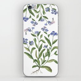 forget me not iPhone Skin
