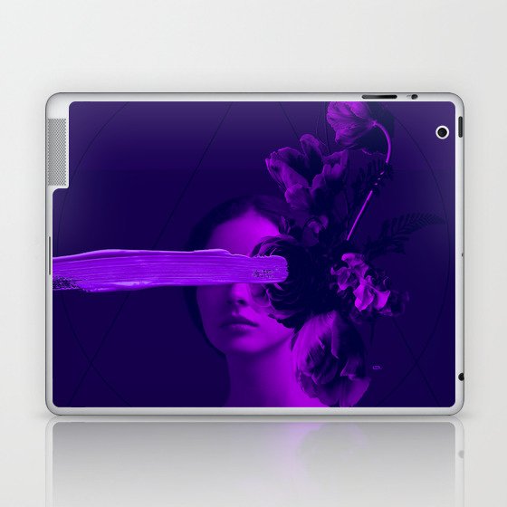 minima Purple Brush Laptop & iPad Skin