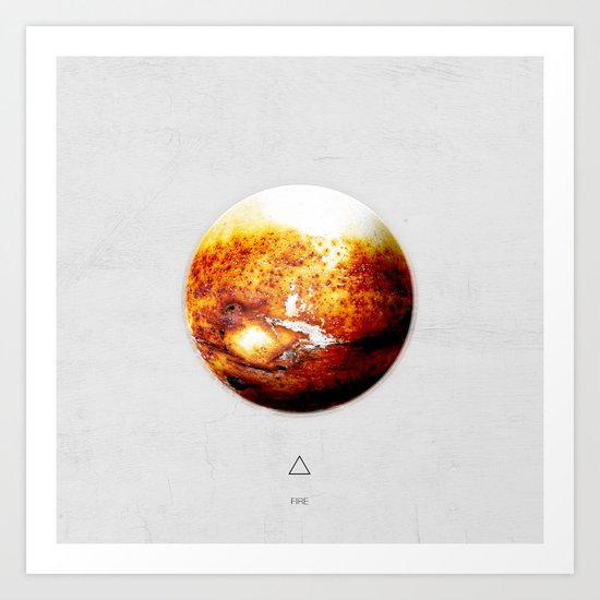 Element: Fire Art Print