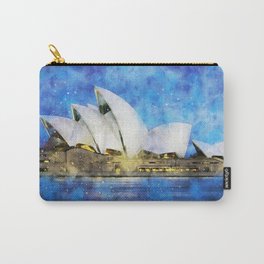 Opera House, Australia Carry-All Pouch | City, Design, Operahouse, Landmark, Water, Harbour, Sydneyoperahouse, Sydney, Evening, Iconiclandmark 