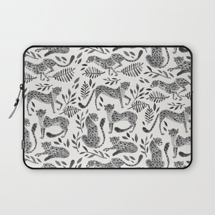 Cheetah Collection – Black Laptop Sleeve