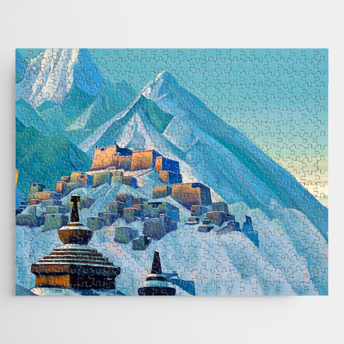 “Tibet Himalayas” by Nicholas Roerich Jigsaw Puzzle