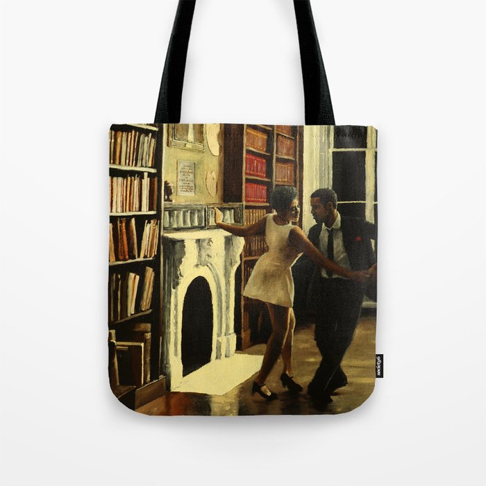 Lindy Hop in the Library Tote Bag