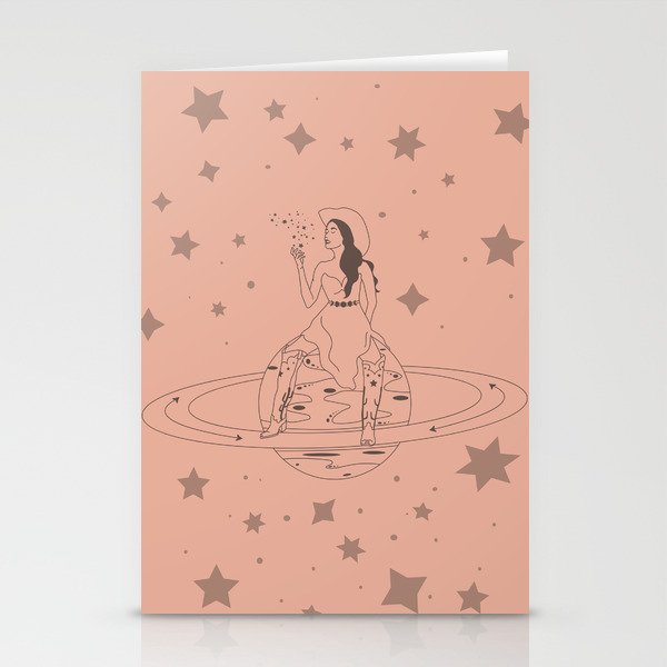 Janet From Another Planet Stationery Cards