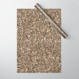 Glitters and Glitz Champagne Wrapping Paper