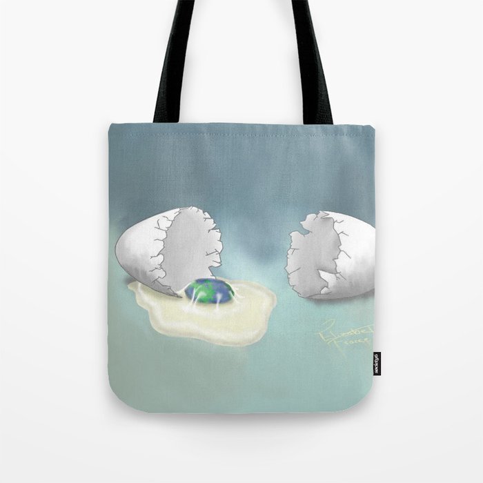 The worlds a yolk Tote Bag