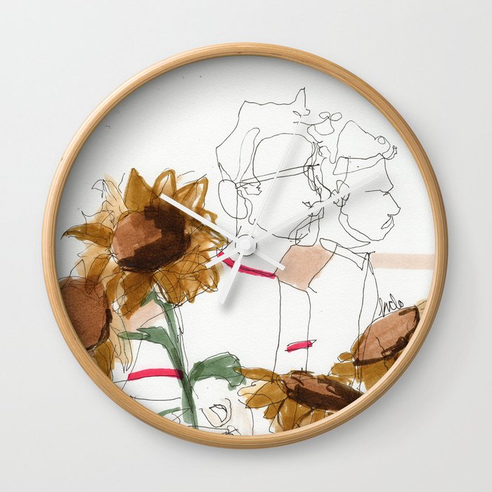 late summer / the things i kept inside Wall Clock
