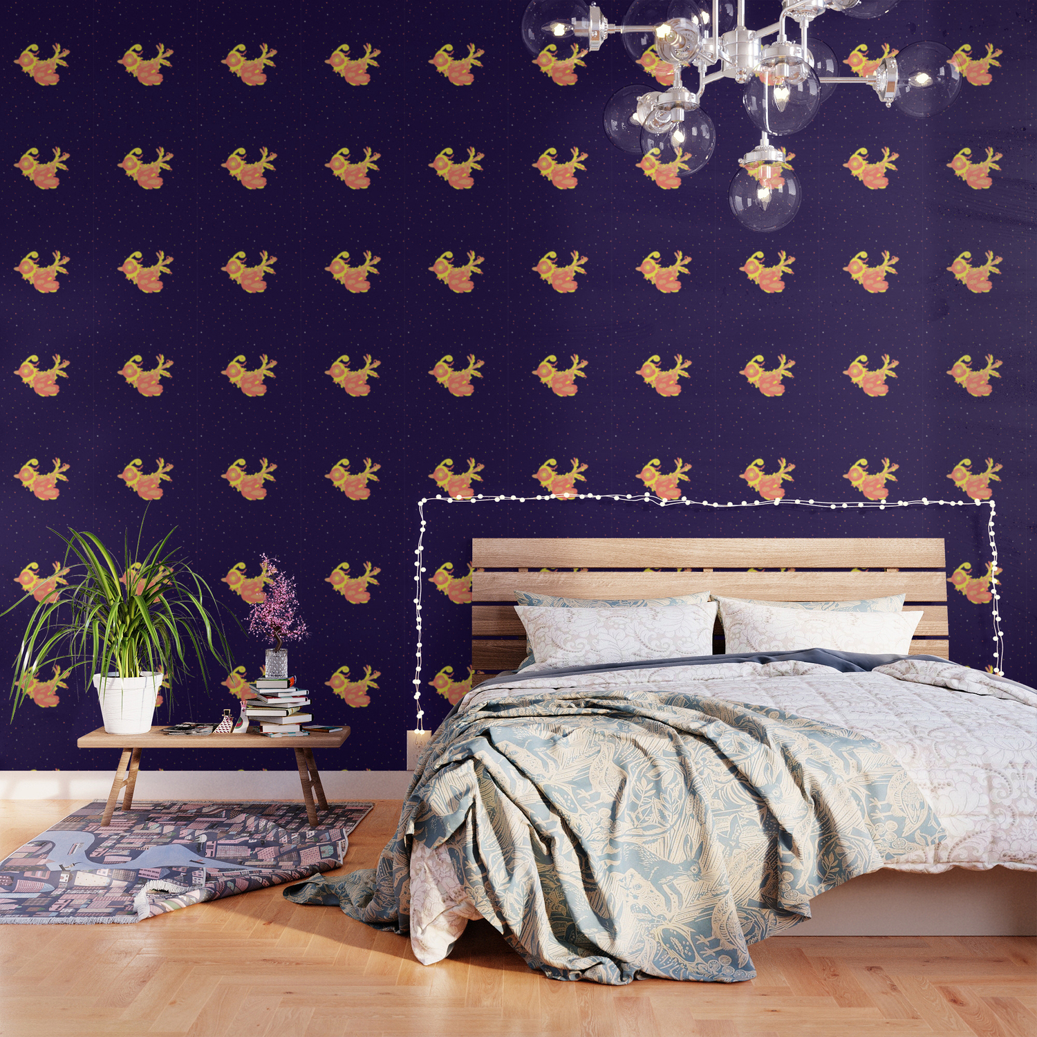Little Phoenix In The Night Wallpaper By Milaski Society6