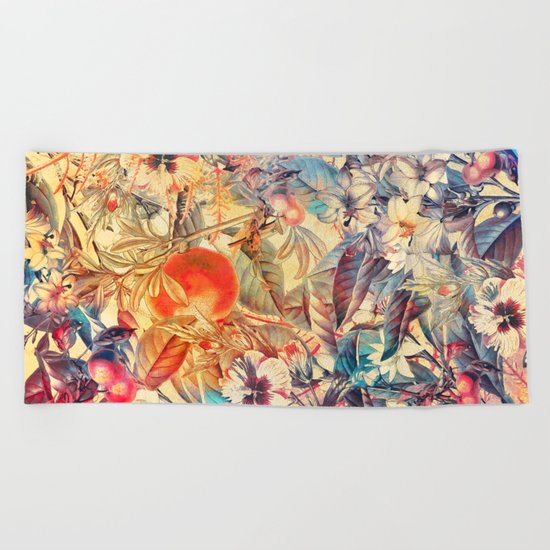 flowers 8 Beach Towel