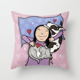 Pet Therapy Throw Pillow