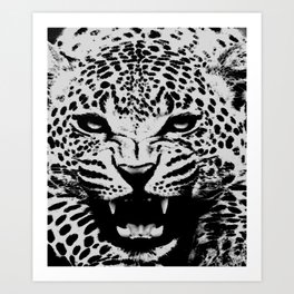 Wild Leopard Art Print