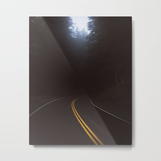 Foggy road #society6 #buyart Metal Print