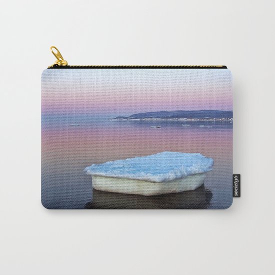 Ice Raft on the Sea Carry-All Pouch