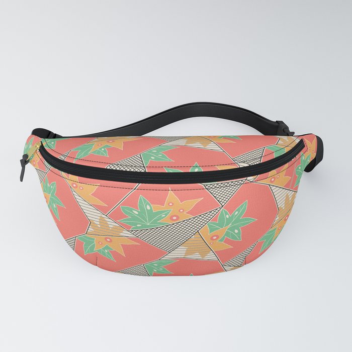Sycamore Tree Grid Memphis Fanny Pack