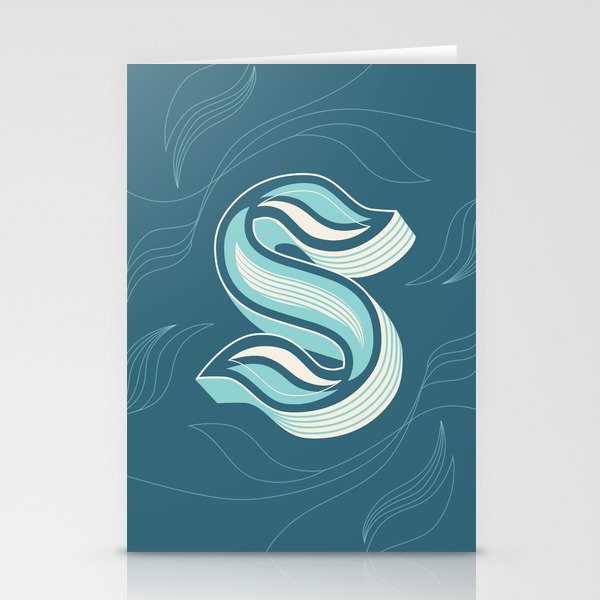 Type Art: Letter S Stationery Cards
