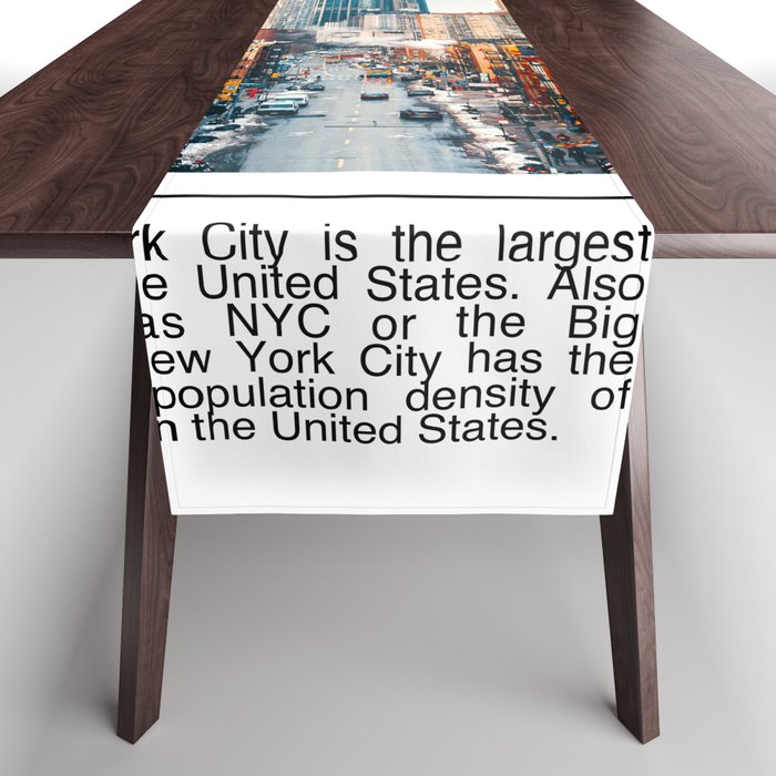 New York City #6 Table Runner