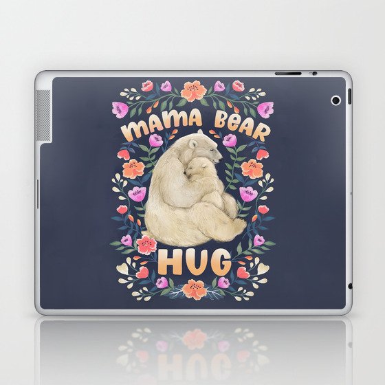 Mama Bear Hug Laptop & iPad Skin