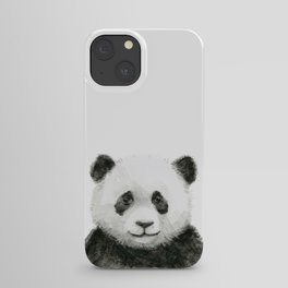 Baby Panda Watercolor iPhone Case