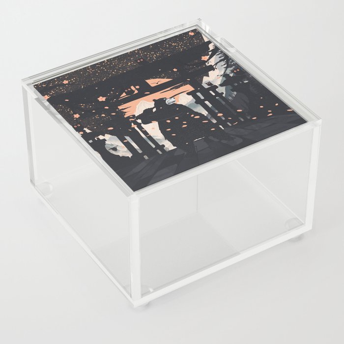 Bear Samurai Acrylic Box