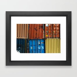 Pointe St. Charles Shipping Closeup Framed Art Print