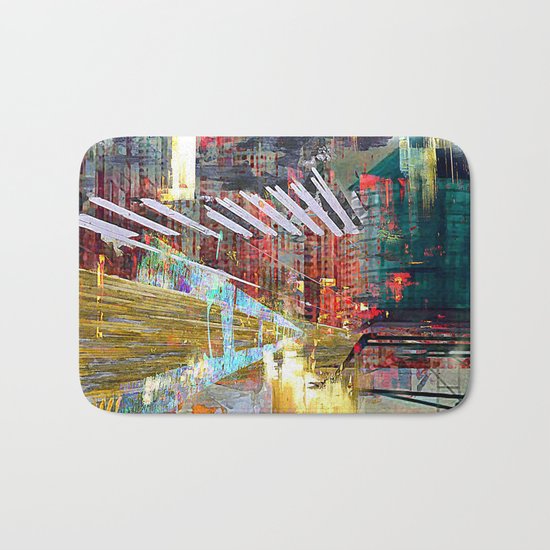 City landscape Bath Mat