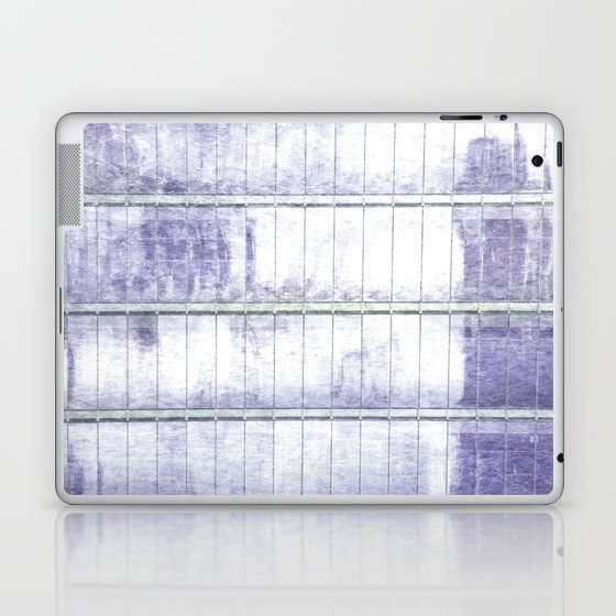 lavender industrial white patina Laptop & iPad Skin