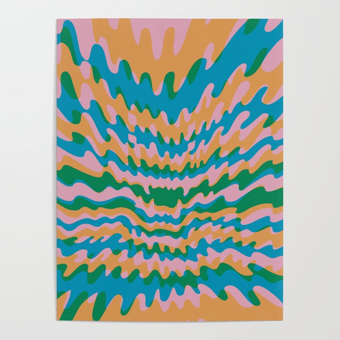 Abstraction_NEW_SPLASH_WAVE_COLORFUL_LIFE_POP_ART_0113A Poster