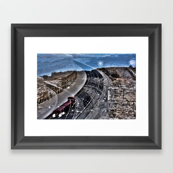 Highway Choices Framed Art Print
