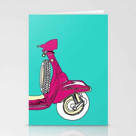 Scooter III // Vespa Stationery Cards