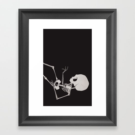 Light at the end of the tunnel Framed Art Print