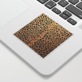 Black Leopard by Erica Haupert Sticker