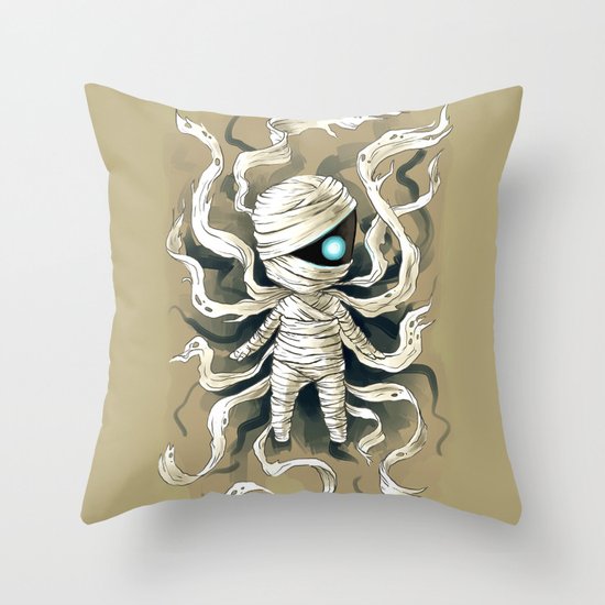 Mummy Throw Pillow
