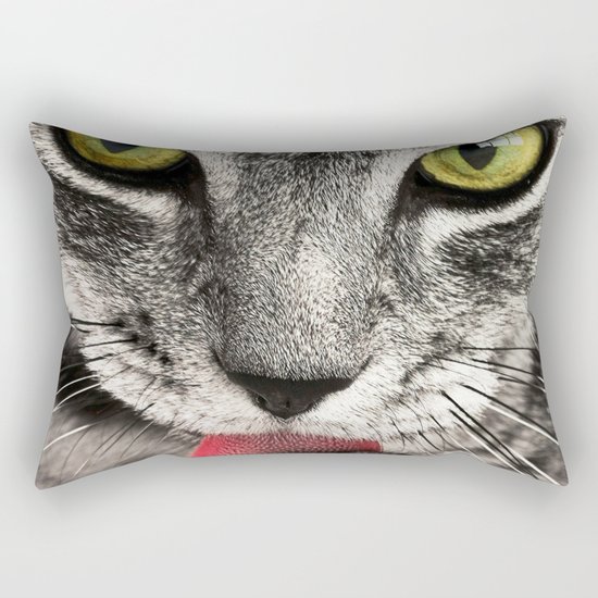 Seductive Cat (Funny) Rectangular Pillow