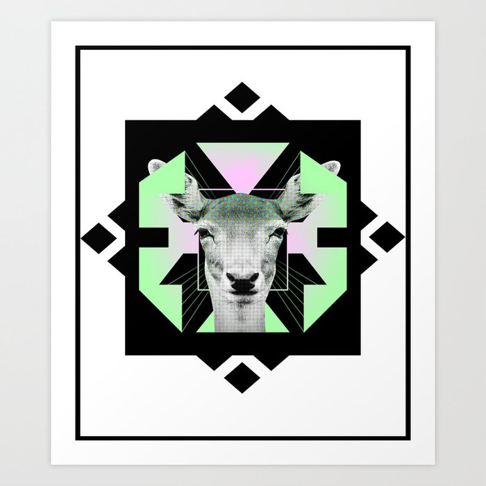 ::Space Deer:: Art Print