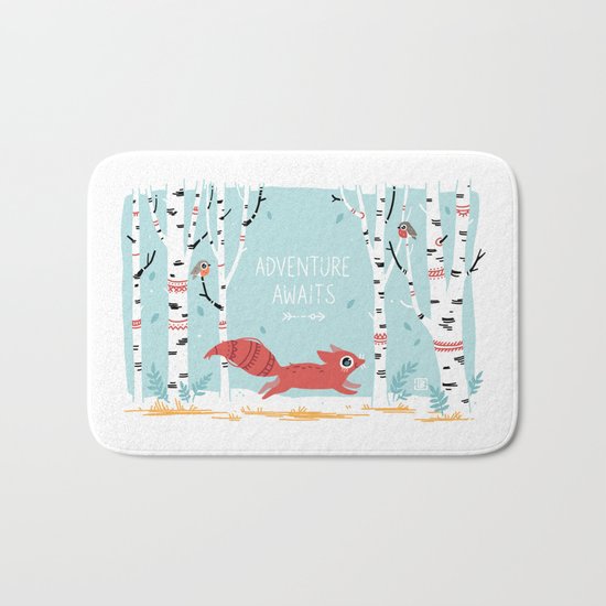 Adventure Awaits Bath Mat