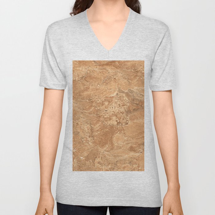 New Abstract Marble Texture Background. Home Background Marble Stone Texture V Neck T Shirt