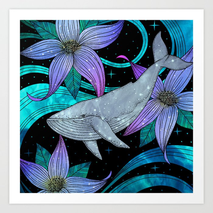 Cosmic Whale Art Print