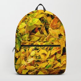Autumn Leaves Backpack | Floor, Nature, Autumn, Photo, Closeup, Leaves, Color 