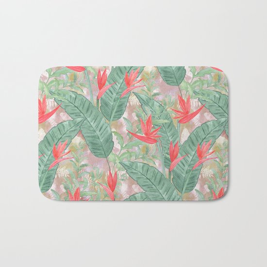 Tropical pattern 3 Bath Mat