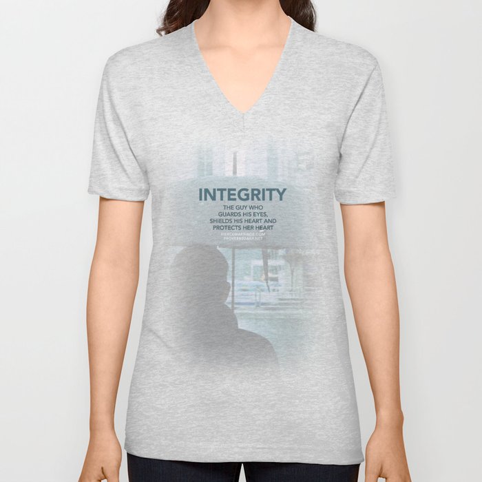 INTEGRITY (General) V Neck T Shirt