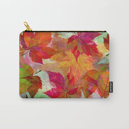 Autumn Leaves Carry-All Pouch